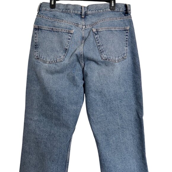 Topshop DAD Jeans Size 10 W32 L30 Button Fly Straight Leg NWT - Picture 11 of 13